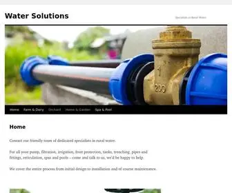 Watersolutions.co.nz(Water Solutions) Screenshot
