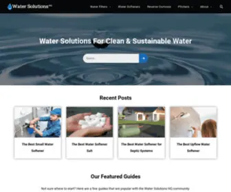 Watersolutionshq.com(Water Solutions HQ) Screenshot