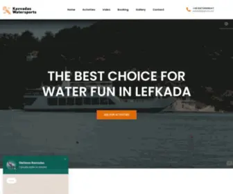 Watersportsinlefkada.gr(Kavvadas Watersports in Lefkada) Screenshot