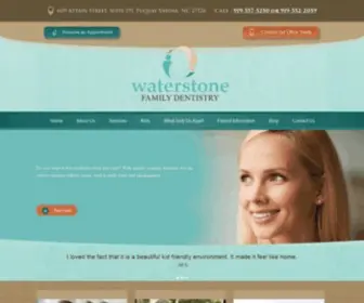 Waterstonefamilydentistry.com(Fuquay Varina Dentist) Screenshot