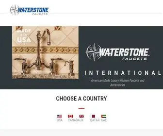 Waterstonefaucetsintl.com(Waterstone Faucets International) Screenshot