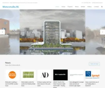 Waterstudio.nl(Urban planning and research) Screenshot