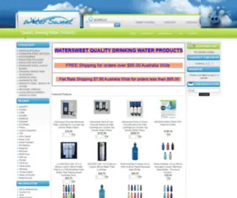 Watersweet.com.au(Best place for stainless steel water bottles and insulated water bottles) Screenshot