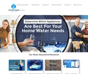 Watertechadvice.com(Water Tech Advice) Screenshot