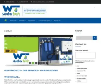 Watertechinc.net(Water Tech) Screenshot