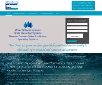 Watertectucson.com(Water Treatment in Tucson) Screenshot