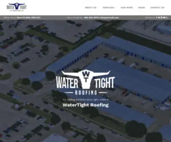 Watertightroofinginc.com(Professional Commercial Roofing Dallas) Screenshot