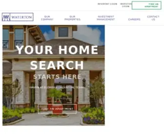 Waterton.com(Property Management & Investment Group) Screenshot