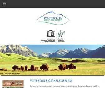 Watertonbiosphere.com(The Waterton Biosphere Reserve) Screenshot