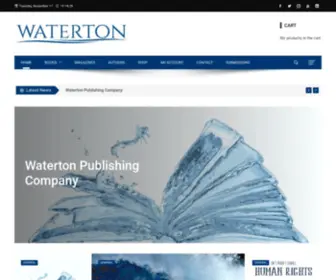 Watertonbooks.com(Waterton Publishing Company) Screenshot