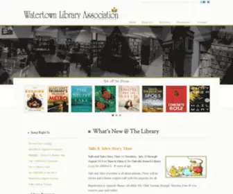 Watertownlibrary.org(Watertown Library Association) Screenshot