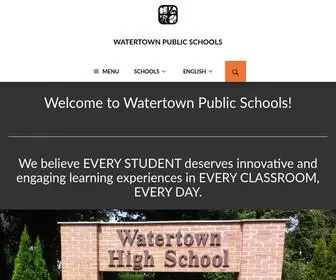 Watertownps.org(Watertown Public Schools) Screenshot