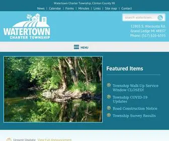 Watertowntownship.com(Watertown Charter Township) Screenshot