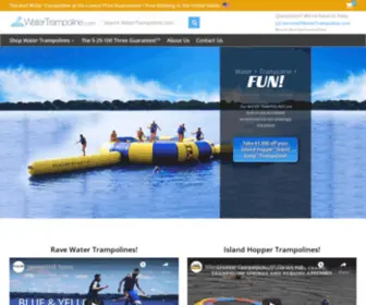 Watertrampoline.com(Water Trampolines) Screenshot