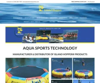 Watertrampolines.com(Island Hopper® Products) Screenshot