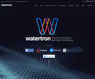 Watertron.co.uk(Watertron Media Ltd) Screenshot