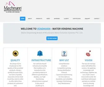 Watervendingmachine.in(Mechmann Group Of Companies) Screenshot