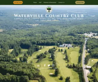 Watervillecountryclub.com(Waterville CC) Screenshot