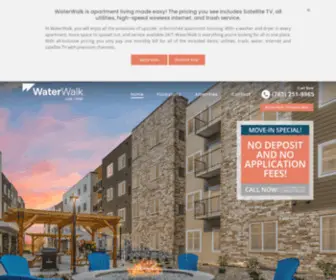 Waterwalkminneapolis.com(Your new home awaits at WaterWalk Minneapolis) Screenshot