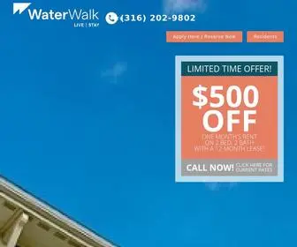 Waterwalkwichita.com(WaterWalk Wichita) Screenshot