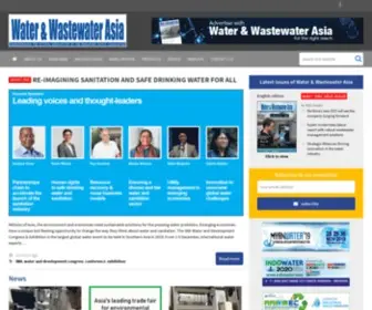 Waterwastewaterasia.com(Water and Wastewater Asia) Screenshot