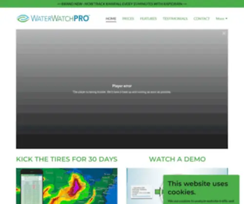 Waterwatchpro.com(WaterWatch PRO) Screenshot