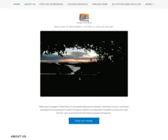 Waterwaycamp.com(Waterway Cottage & Trailer Resort) Screenshot