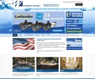Waterwayplastics.com(Pool & Spa Products) Screenshot