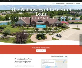 Waterwaysapartments.com(Waterways of Lake Saint Louis) Screenshot