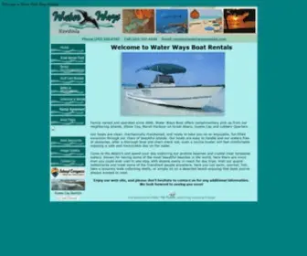 Waterwaysrentals.com(Water Ways Boat Rentals) Screenshot