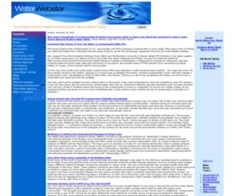 Waterwebster.com(News) Screenshot