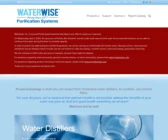 Waterwise.com(Home and Office water distillers) Screenshot