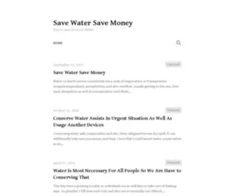 Waterwisely-Savewatersavemoney.co.uk(Choose Items) Screenshot