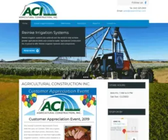 Waterwithaci.com(Agricultural Construction) Screenshot