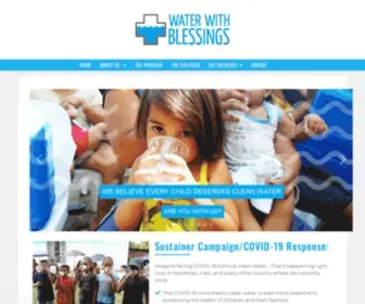 Waterwithblessings.org(Water With Blessings) Screenshot