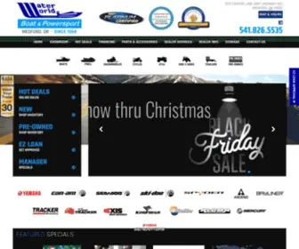 WaterWorldmedford.com(Water World Boat and Powersport) Screenshot