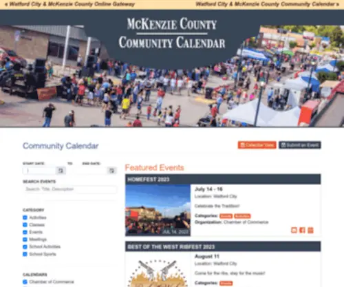 Watfordcityevents.com(Community Calendar) Screenshot