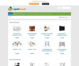 Watgoedkoop.nl(Uw online discount warenhuis) Screenshot