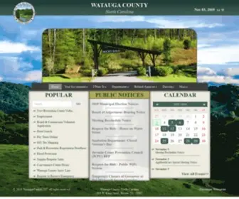 Watgov.org(Watauga County) Screenshot