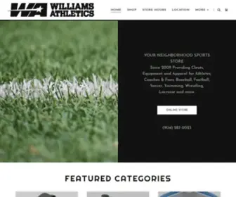 Wathletics.com(Williams Athletics) Screenshot