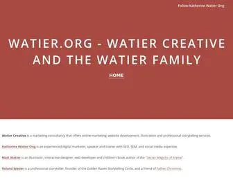 Watier.org(Watier Creative) Screenshot