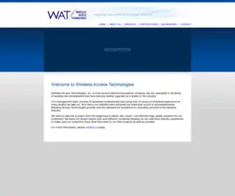 Watinc.net(Wireless Access Technologies) Screenshot