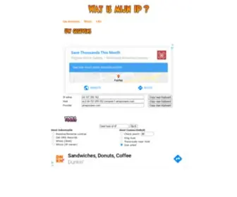 WatismijNip.be(Wat is mijn IP adres) Screenshot