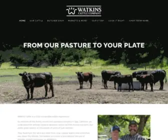 Watkinscattleco.com(Watkins Cattle Company) Screenshot