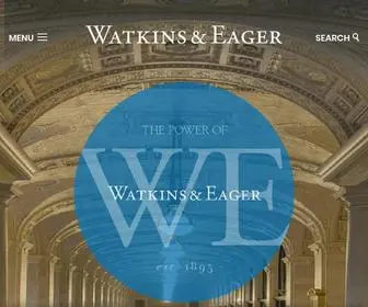 Watkinseager.com(Watkins & Eager) Screenshot