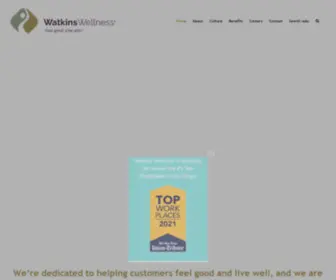 Watkinsmfg.com(Join Watkins Wellness and Enhance Lives) Screenshot