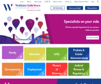 Watkinssolicitors.co.uk(Watkins Solicitors in Bristol) Screenshot