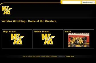 Watkinswrestling.com(Watkins Wrestling Landing Site) Screenshot