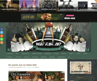 Watkykjy.co.za(Die beste Afrikaanse blog en website in die heelal Add To Home) Screenshot