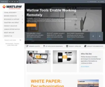 Watlow.com(Global Supplier of Industrial Electric Thermal Solutions) Screenshot